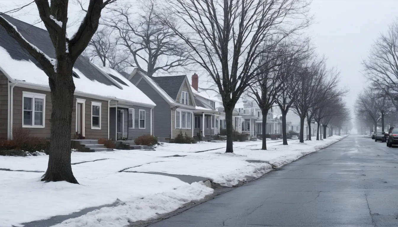 Older homes with stone foundations and shingled siding across the Tinton Falls area